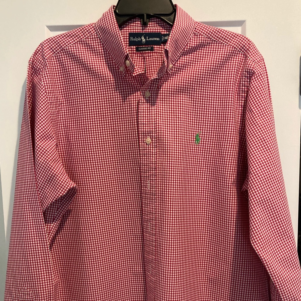Ralph Lauren red checkered shirt